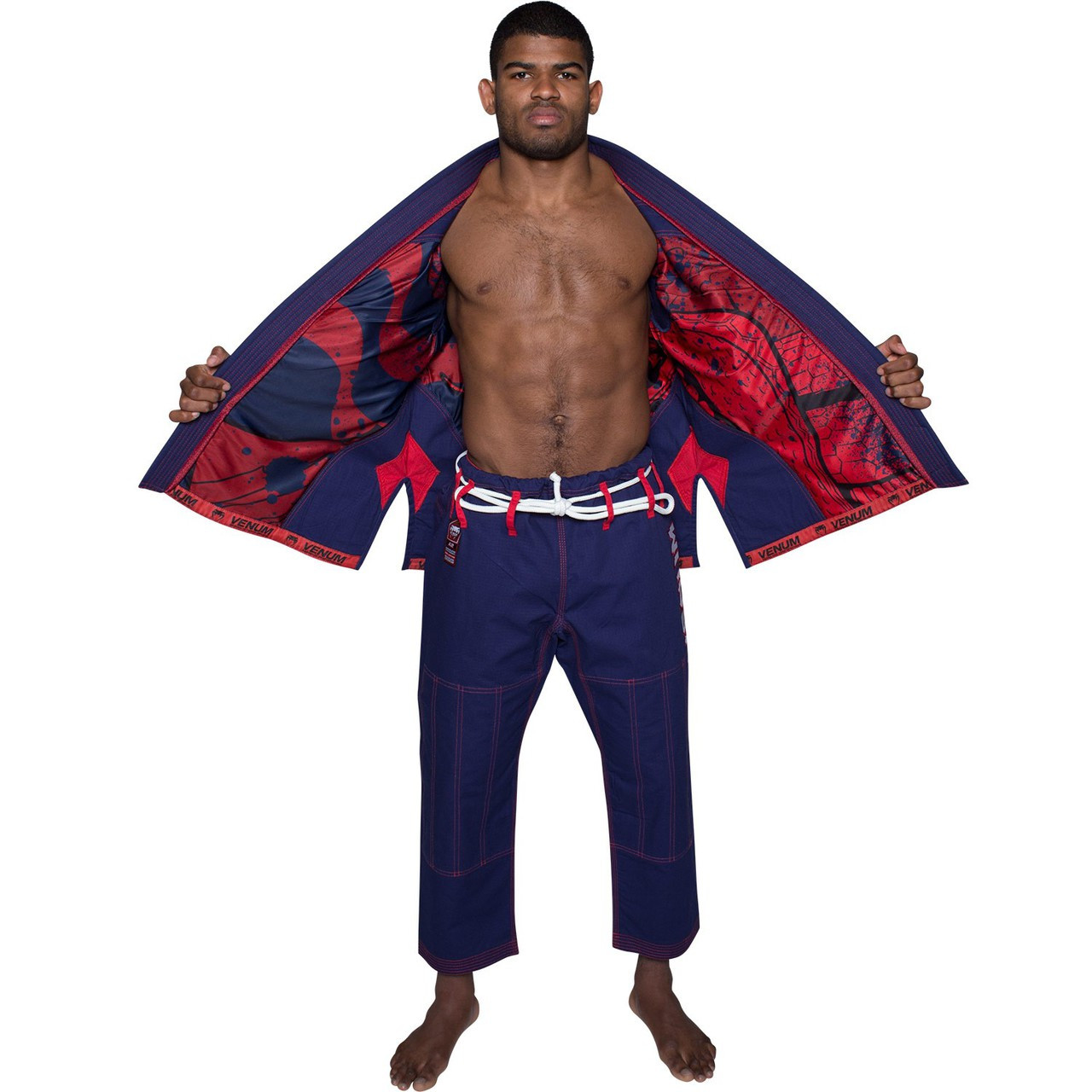 Venum Absolute 2.0 Crimson viper BJJ Gi - Navy Blue now available at www.thejiujitsushop.com

Enjoy FREE shipping from The Jiu Jitsu Shop on all gear.