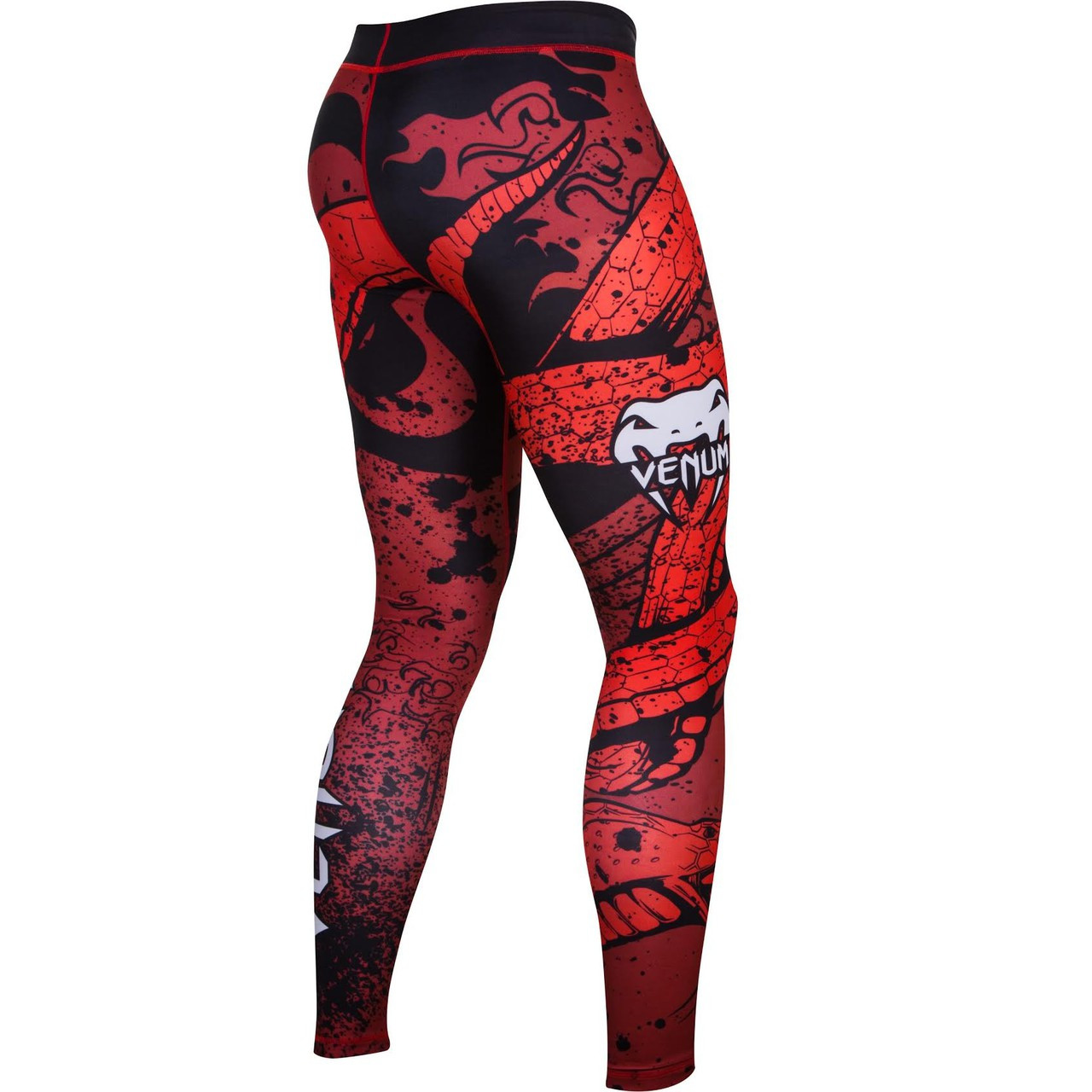 Venum Crimson Viper Spats - Black/Red | The Jiu Jitsu Shop