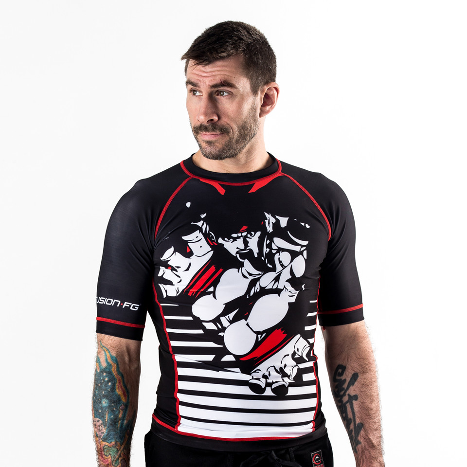 Fusion FG Street Fighter Ryu Rashguard | The Jiu Jitsu Shop