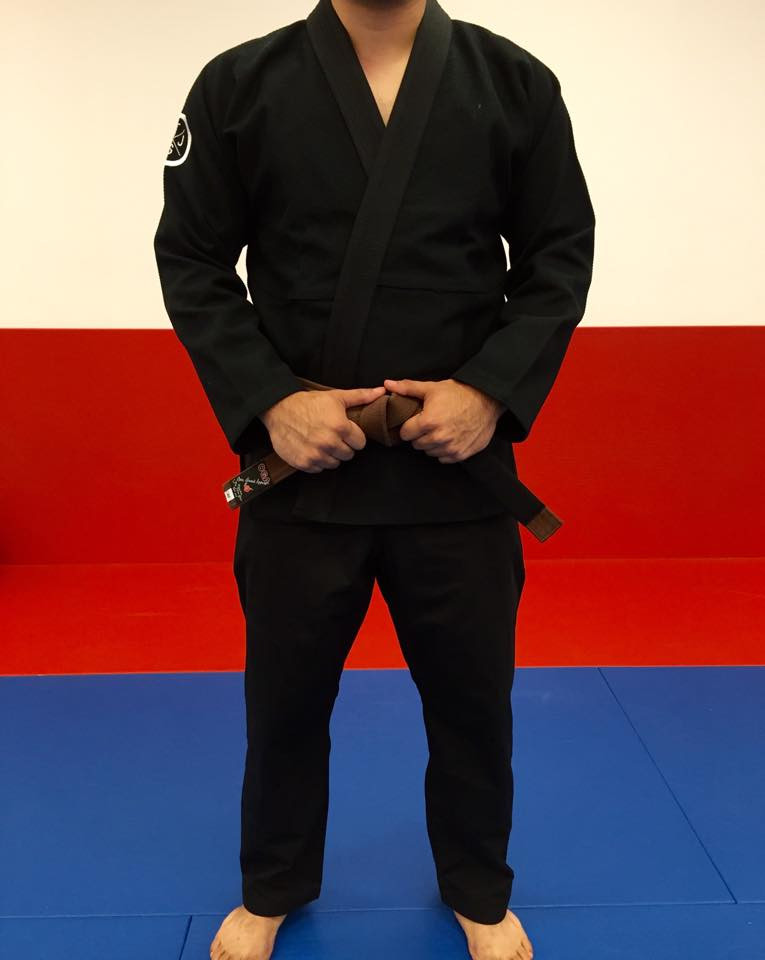 TJJS Minimalist Kimono Black with a white patch.  Available at www.thejiujitsushop.com.  The Minimalist Gi is a perfect mix between comfort durability and affordability.  Simple gi.

Enjoy Free Shipping from The Jiu Jitsu Shop today!