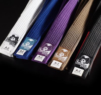Inverted Gear Belts White, blue, purple, brown, black available at www.thejiujitsushop.com 

Enjoy Free Shipping from The Jiu Jitsu Shop today! 