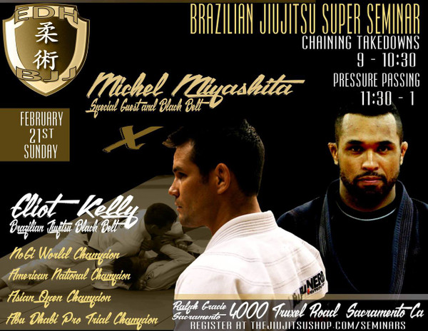 Eliot Kelly Seminar At Ralph Gracie Febuary.  Learn from the top pressure passers in the game today!