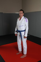 2015 Gameness Female Pearl Weave violet Gi.  Available in Pink or violet accents.  Sold at www.thejiujitsushop.com

Free Shipping on all gameness products from The Jiu Jitsu Shop. 