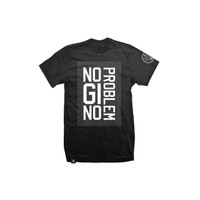 Newaza Apparel No Gi No Problem.  Available at www.thejiujitsushop.com Black T-Shirt on Black
