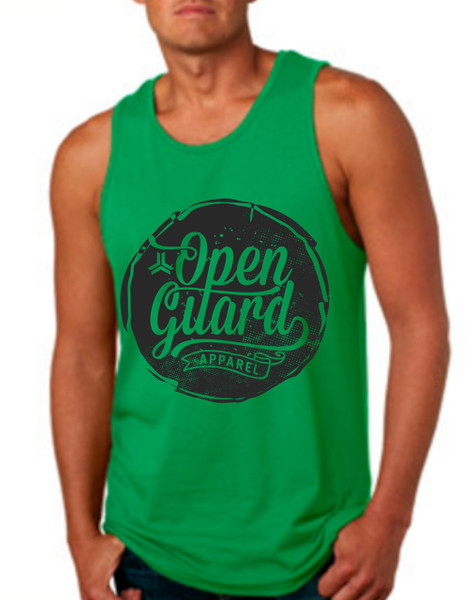 OGA Circle Flow Tank available in Green and Black at www.thejiujitsushop.com or www.openguardapparel.com 