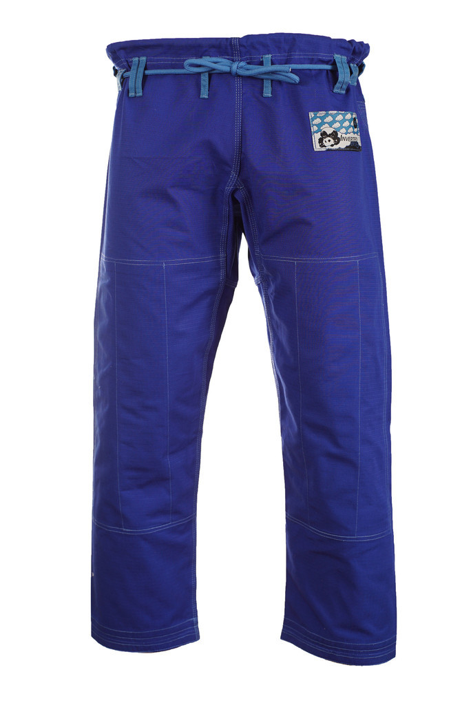Pants of the Inverted Gear Blue Light PEarl Weave Skies gi.  Available with free shipping from The Jiu Jitsu Shop. 