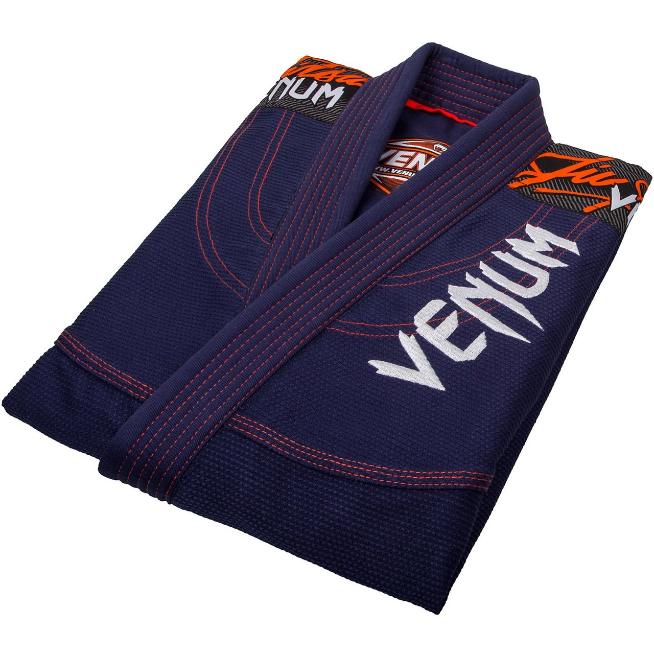 Venum challenger 3.0 BJJ Gi Navy/Orange Available at www.thejiujitsushop.com

Enjoy Free Shipping from The Jiu Jitsu Shop today! 
