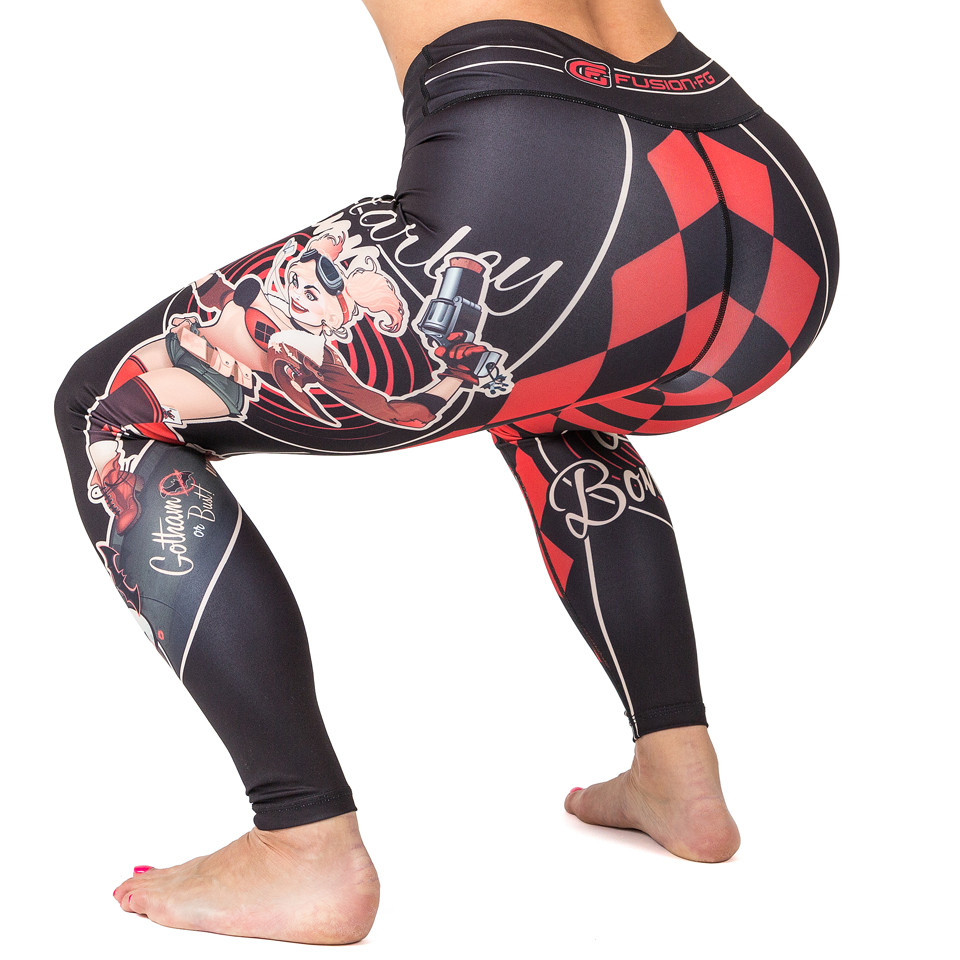 Squatting with the Fusion FG Harley Quinn DC Bombshells Leggings (Spats) available now at www.thejiujitsushop.com

Enjoy Free Shipping from The Jiu Jitsu Shop today! 