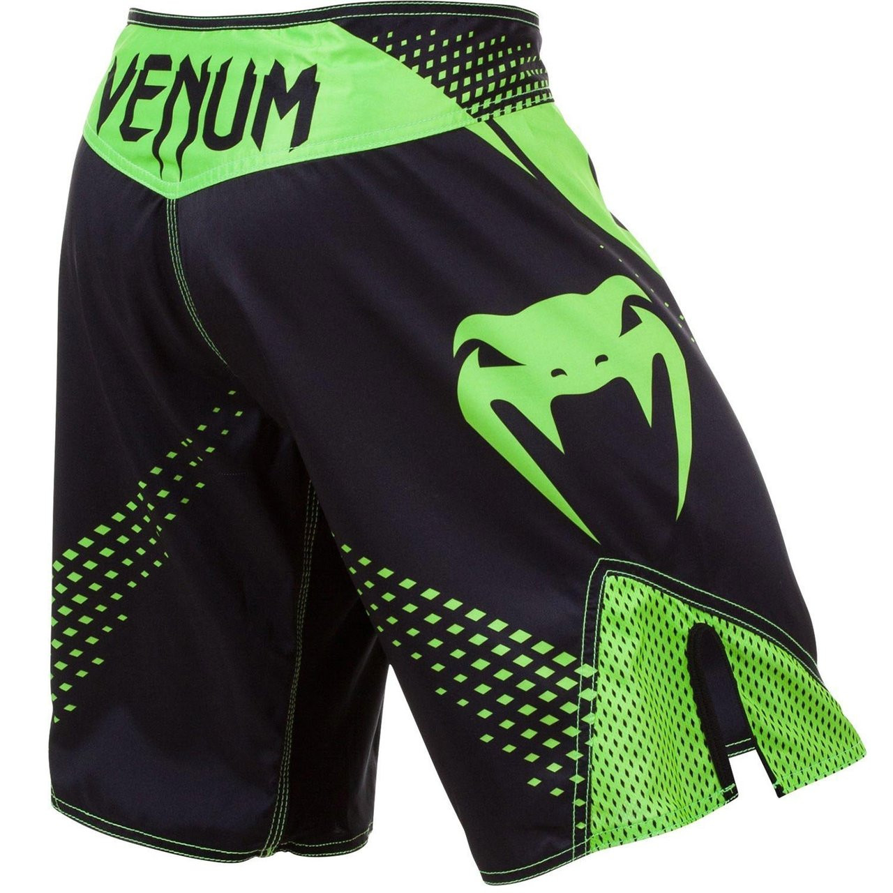 Venum Hurricane MMA/BJJ Fight Shorts (Black/ Neon Green) The Jiu