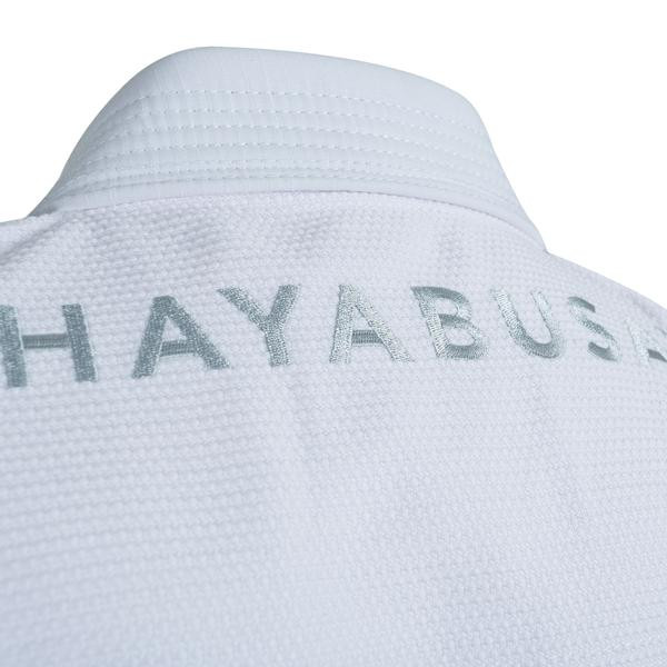 White Hayabusa Stealth Gi back embroidery from www.thejiujitsushop.com

Enjoy Free Shipping from The Jiu Jitsu Shop today!