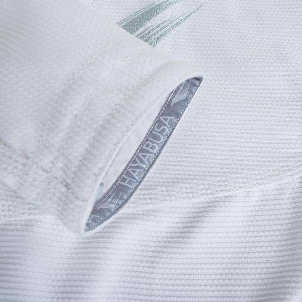 Zoom into the sleeve of the Hayabusa Stealth Jiu Jitsu Gi in White available at www.thejiujitsushop.com

Enjoy Free Shipping from The Jiu Jitsu Shop.