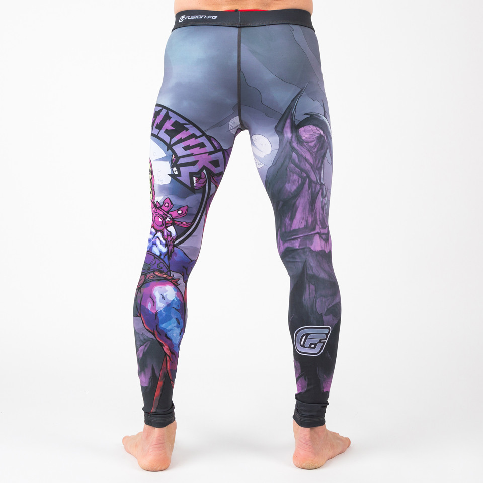 Back view of the Fusion FG Master of the Universe Skeletor Spats.   Compression Pants featuring skeletor available at www.thejiujitsushop.com

Enjoy Free Shipping from The Jiu Jitsu Shop today! 
