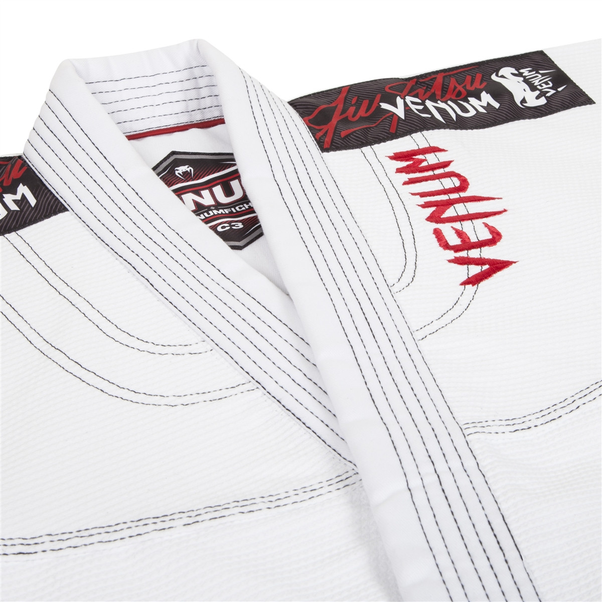 Venum challenger 2.0 kids white jiu jitsu gi jacket @ www.thejiujitsushop.com
