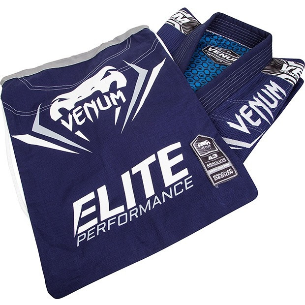 Venum Elite BJJ Gi Navy Blue Gi Bag @ www.thejiujitsushop.com