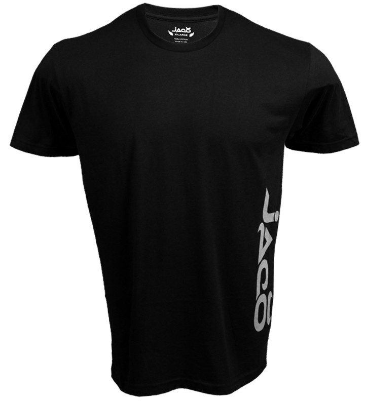 Jaco Logo Crew Black T-Shirt available at www.thejiujitsushop.com 

Enjoy Free Shipping from The Jiu Jitsu Shop Today!
