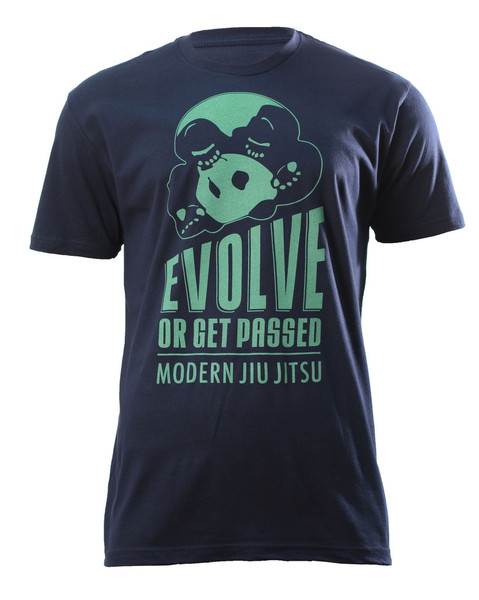 Inverted Gear Evolve Or Get Passed T-Shirt now available at www.thejiujitsushop.com Evolve your game with this navy T-shirt

Enjoy Free Shipping at The Jiu Jitsu Shop Today!