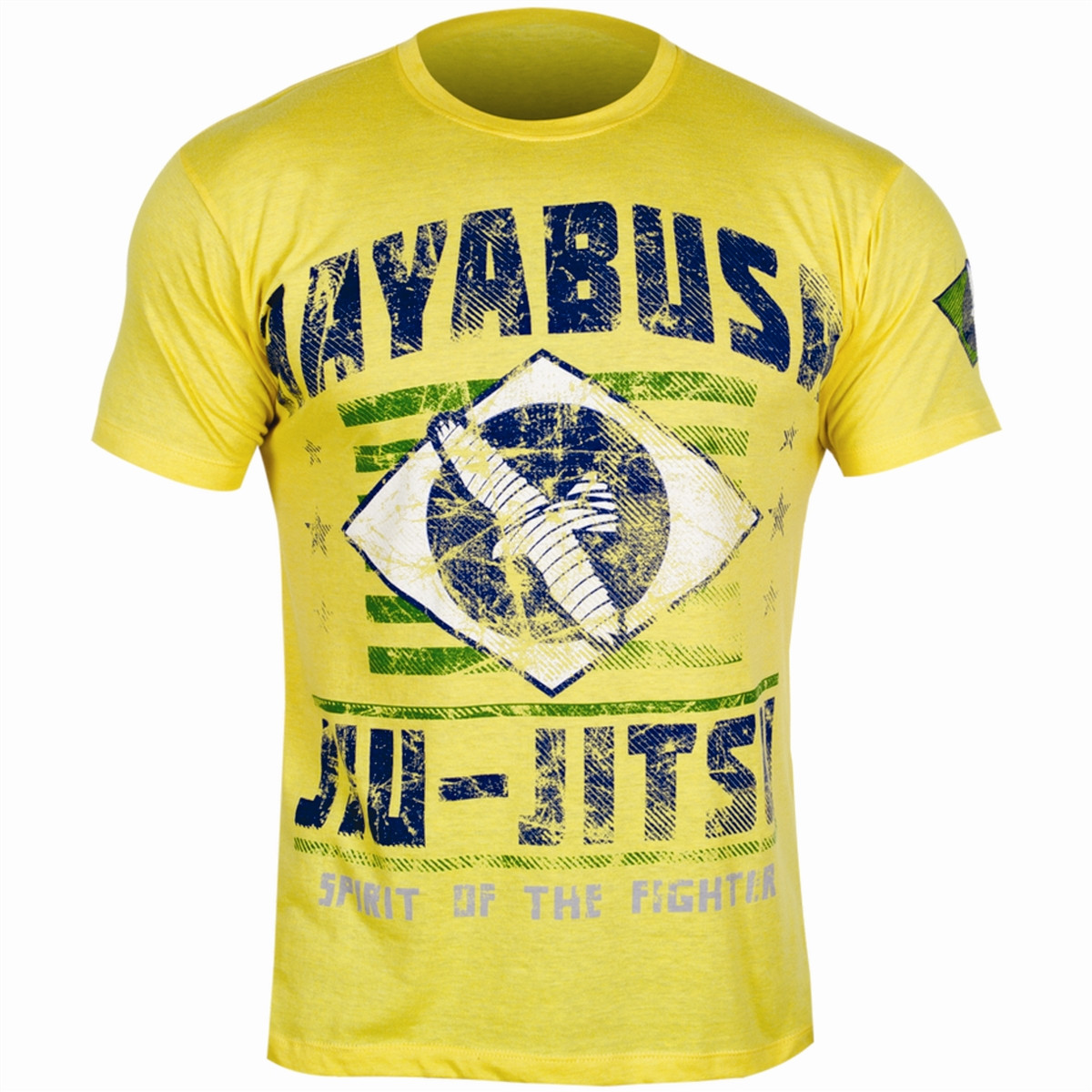 Hayabusa Jiu Jitsu Oss T-Shirt Yellow - The Jiu Jitsu Shop
