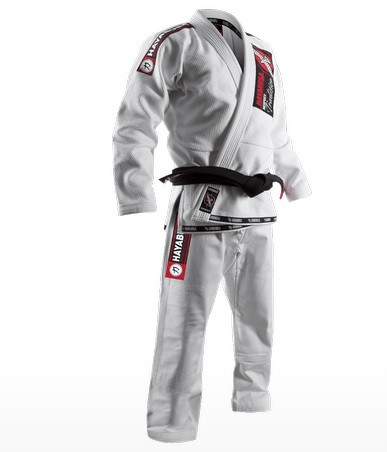 Hayabusa Goorudo Gold Weave Jiu Jitsu Gi White @ The Jiu Jitsu Shop