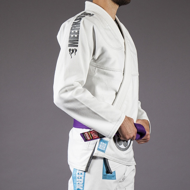 Meerkatsu Heavenly Kimono White @ The Jiu Jitsu Shop