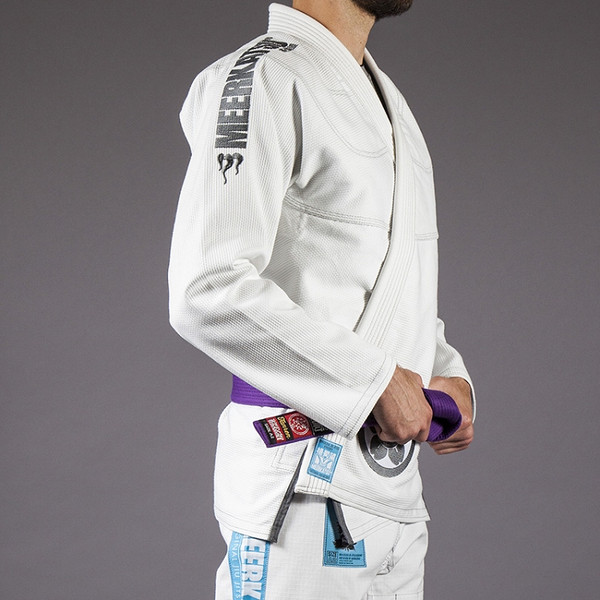 Meerkatsu Heavenly Kimono White @ The Jiu Jitsu Shop