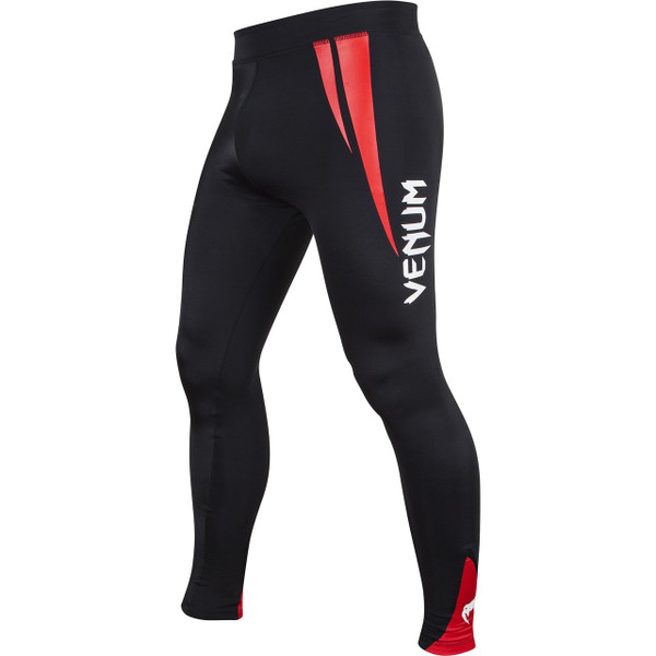 The Venum Challenger spats black/red @ The Jiu Jitsu Shop