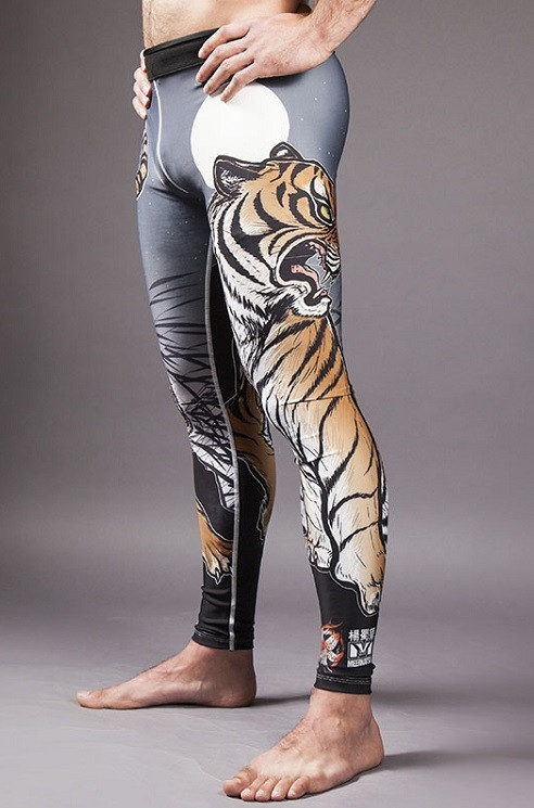 Meerkatsu Midnight Tiger Grappling Tights @ The Jiu Jitsu Shop