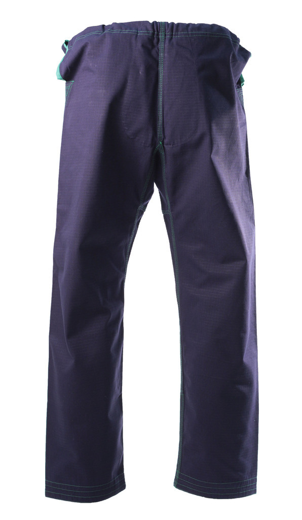 Inverted Gear Navy Blue Bamboo Jiu Jitsu Gi Pants back view @ www.thejiujitsushop.com