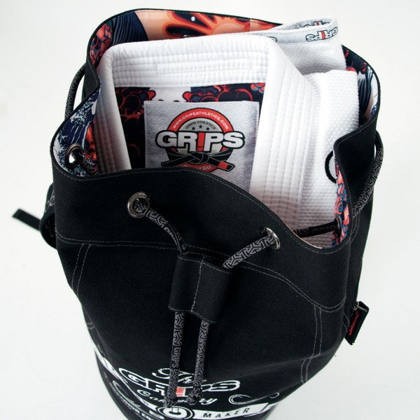 Grips Athletics Gi Sack with rain cover at The Jiu Jitsu Shop.  www.thejiujitsushop.com Grips gear always in stock