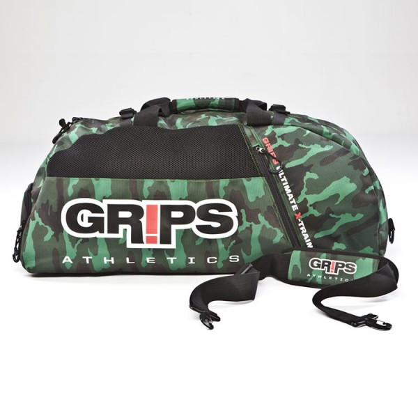 Grips Athletics Duffle Backpack Camo The Jiu Jitsu Shop