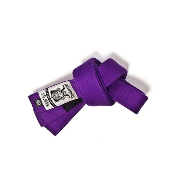Grips Athletics Purple Jiu Jitsu Belt @ www.thejiujitsushop.com.  Super soft and durable belt that you will love and be proud of.
