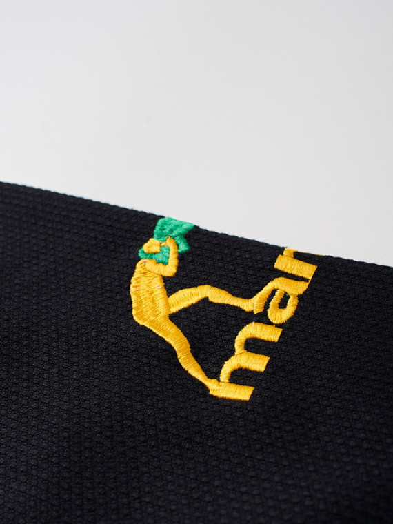 Manto Lucha Jiu Jitsu Gi @ www.thejiujitsushop.com .  Black red and green the luchadores are here!
