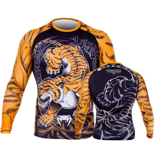 Venum Tiger Rashguard Long Sleeve | The Jiu Jitsu Shop