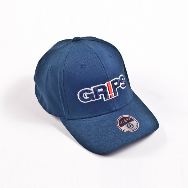 Navy Grips Athletics' Flex Fit Cap, featured in 3 colors on www.thejiujitsushop.com