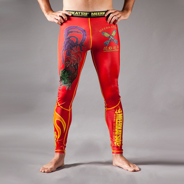 Meerkatsu Fire Rooster Spats Grappling tights now available at www.thejiujitsushop.com.  Depicting a great scene with a chick and rooster.  Roll in style today. 

Enjoy complimentary shipping from The Jiu Jitsu Shop