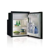 Vitrifrigo C90IBD4-F-2 Refrigerator w/freezer, Black door, Int unit, Adj Flange