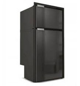 Vitrifrigo DP150IBD4-F-2 Refrigerator and Freezer with Black doors - Flush Mounted Flange - Built In Compressor