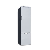 Vitrifrigo SLIM150RSD4-EQ (SLIM150 CHR) 4.9 CU FT Fridge and Freezer Drawer in Grey
