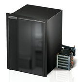 Vitrifrigo C35RBN4-F-1 Freezer, Black door, Adj Flange, and Ext unit