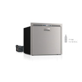 Vitrifrigo DW100RXN4-EF-2 Single Drawer Freezer, Stainless door, Flush Flange, Ext unit