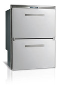 Vitrifrigo DW180IXN1-ESI-1 Double Drawer freezer w/ice maker, Stainless door, Surface Flange