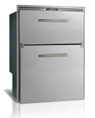 Vitrifrigo DW210IXD1-ESI-1 Double Drawer, Freezer w/ice maker top/Refrigerator bottom, Stainless door, Surface Flange, Int unit