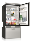 Vitrifrigo DW250IXN4-EFV-2 Refrigerator (5.5 cu. Ft.)/Single Drawer Freezer (3.1 cu. ft.), Stainless, Flush Flange, SL Latch, Dual Int units