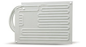 Vitrifrigo PT2-Q Evaporator, Flat, Pressed white aluminum, 13-13/16"L x 9-7/8"W, 6 ft. lineset