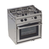 Force 10 2-Burner w/Oven & Broiler Euro Standard - Gimbaled F63256