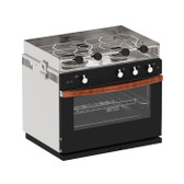 Force 10 ENO - Gascogne - 3 Burner w/Oven, Enameled oven/ non-thermostatic