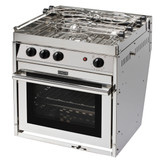 Force 10 3-Burner w/Oven & Broiler Euro Compact - Gimbaled F63358