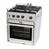 Force 10 3-Burner Ceramic Glass w/Oven and Broiler 120 V- Gimbaled F65335