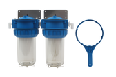 Spectra Big Blue Prefilters - Dual Commercial Intake Module Upgrade Kit - KIT-NP-MK2-HCFM