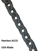 ACCO 1/2" High Test Anchor Chain, G43 Hot Galvanized ISO - Per Foot