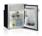 Vitrifrigo C90IBD3-F-1 Refrigerator w/freezer, Black door, Int unit, Adj Flange